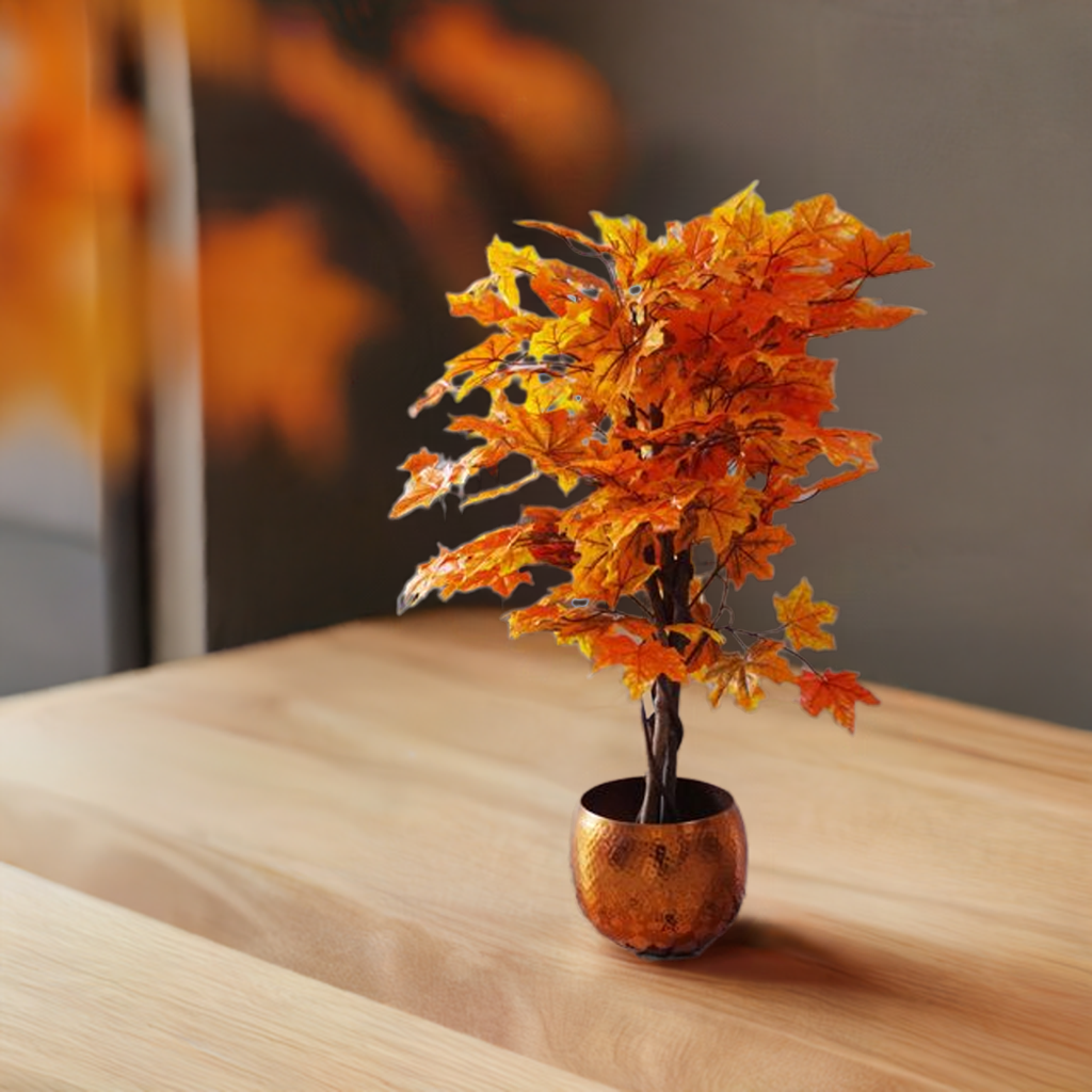 125cm Orange Maple Acer Extra Large Artificial Tree