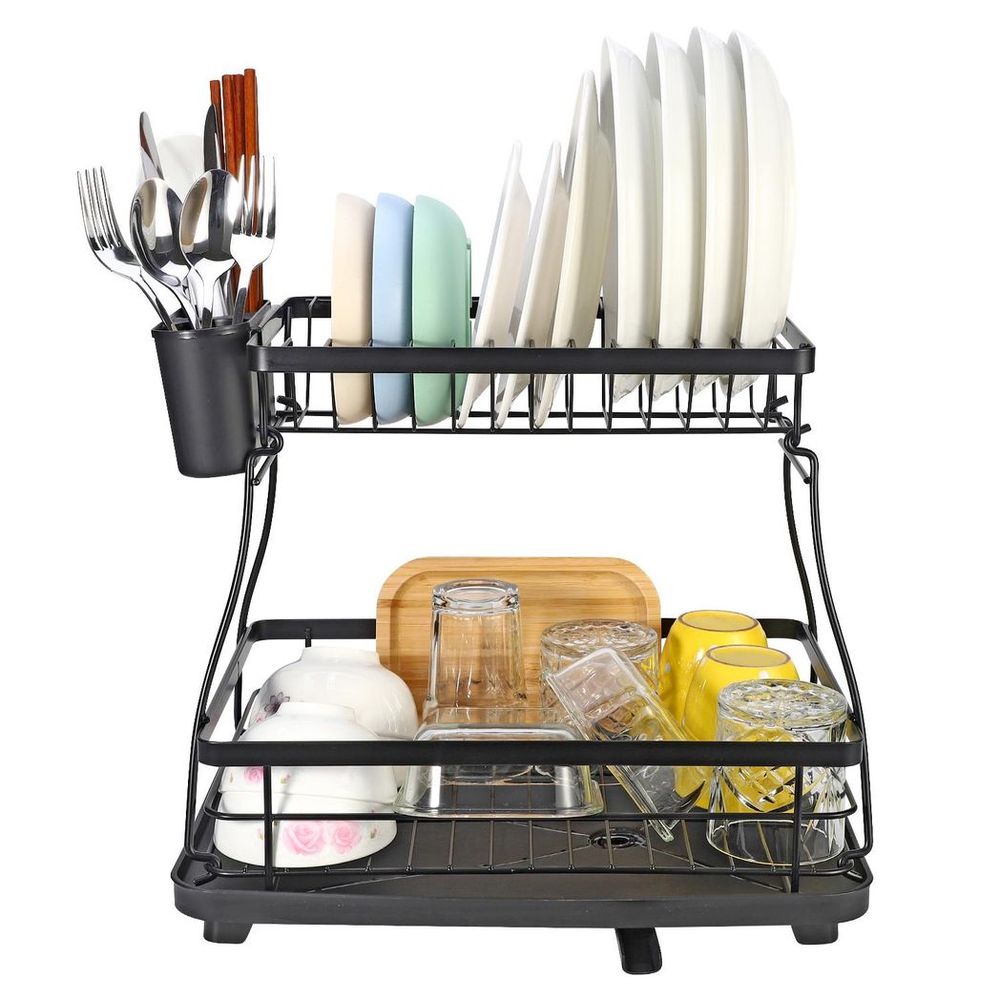 VINSANI BLACK DISH RACK