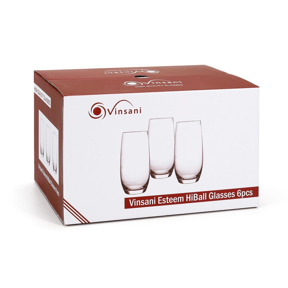 Vinsani Esteem HiBall Glasses x 6