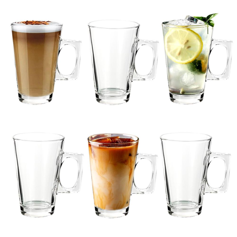 Vinsani Latte Glasses x 6