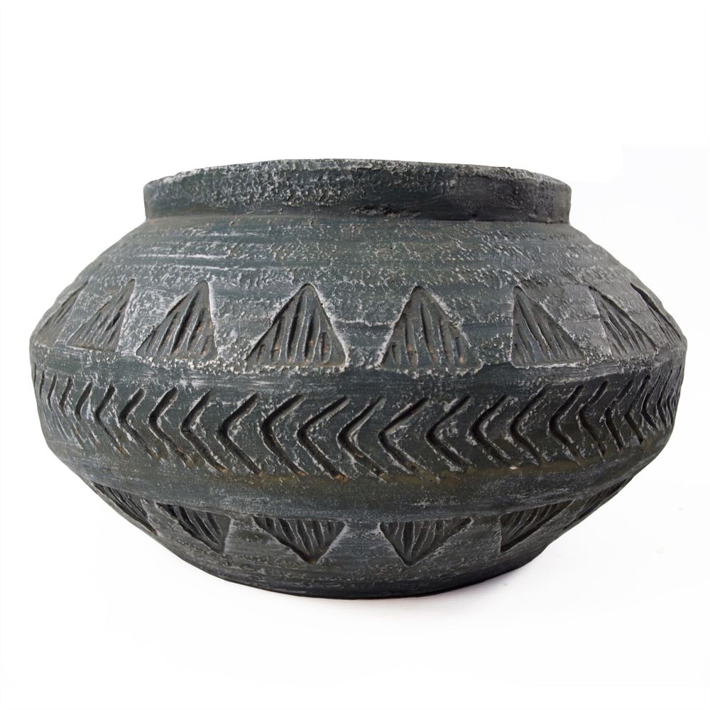 Large Grey Gliese Triangle Planter