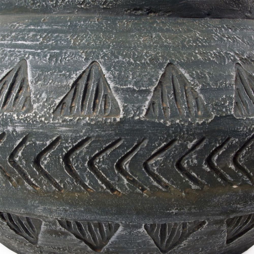 Large Grey Gliese Triangle Planter