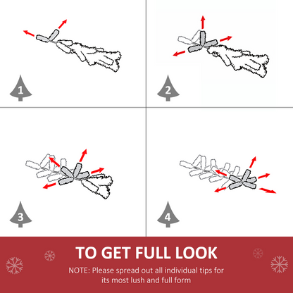 60cm Pre-Lit Artificial Christmas Door Wreath Holly LED Decor Pine Cones Hangin