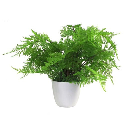 Artificial Potted Lady Fern (Athyrium Filix-Femina)
