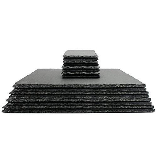 Natural Slate Placemats & Coasters - 16pc | M&W