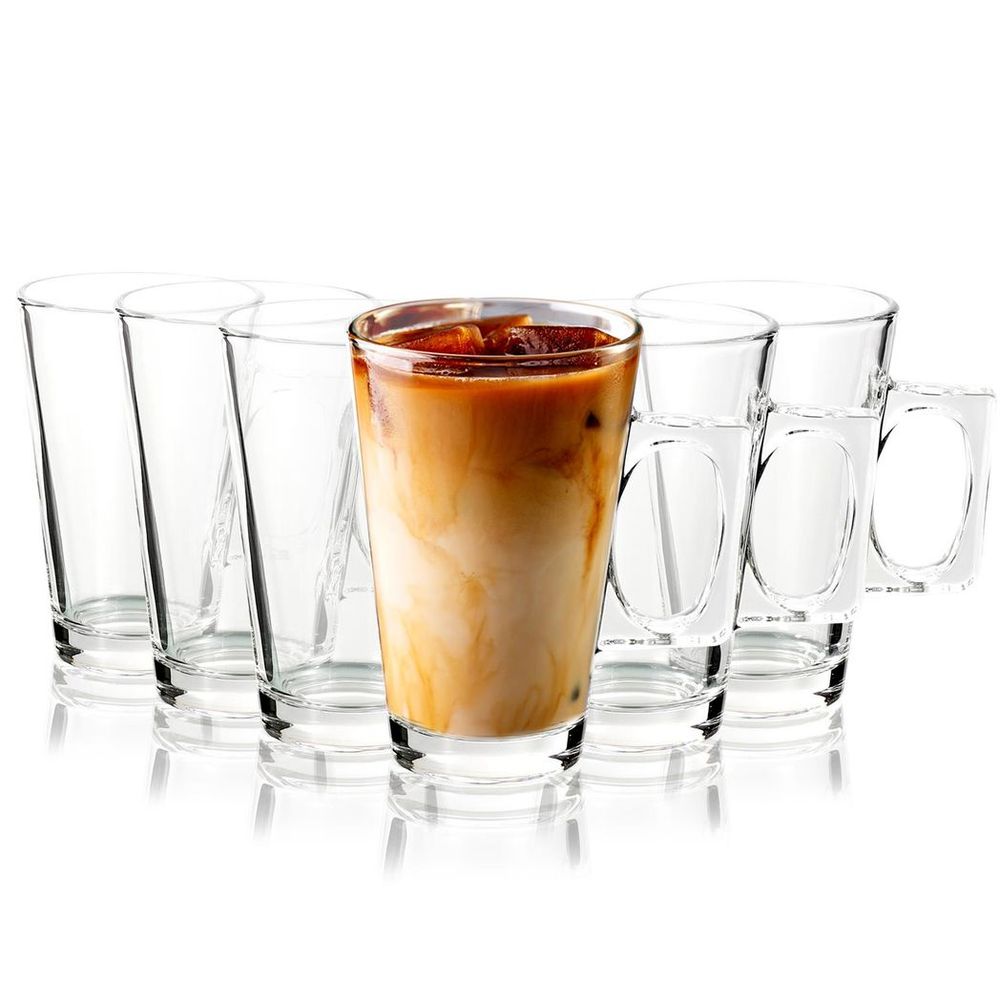 Vinsani Latte Glasses 6pcs 0006556