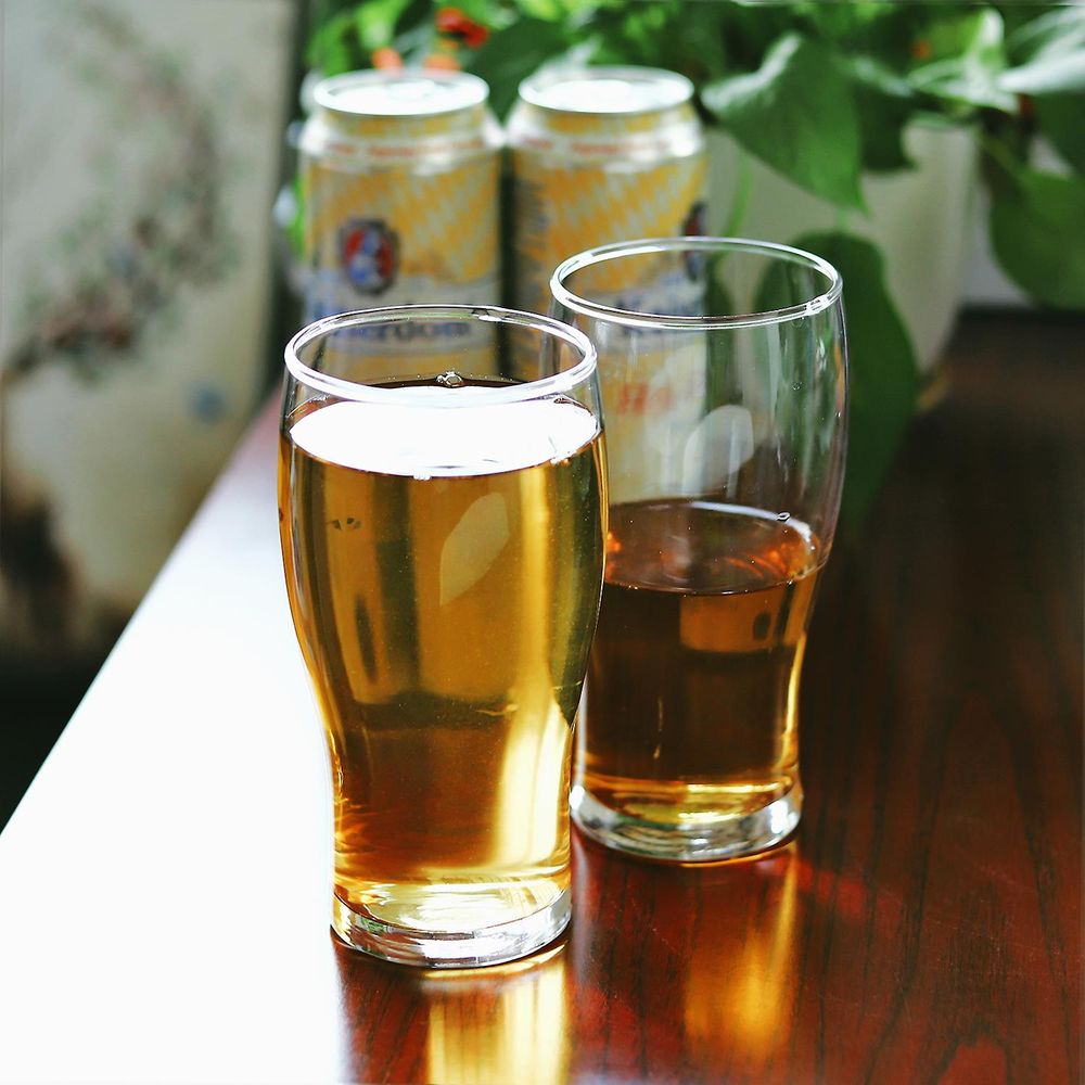 Vinsani Tulip Beer Glasses