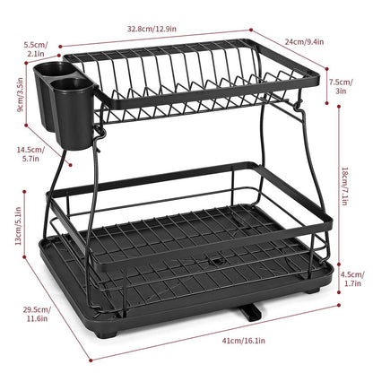 VINSANI BLACK DISH RACK 1010248