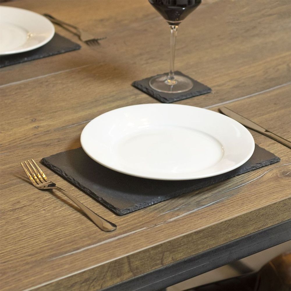 Natural Slate Placemats & Coasters - 16pc | M&W