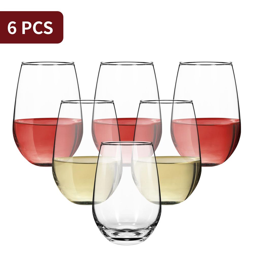 Vinsani Crescent HiBall Glasses 6pcs 0000111