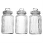 Vintage Airtight Glass Jars 1300ml - Set of 3 | M&W